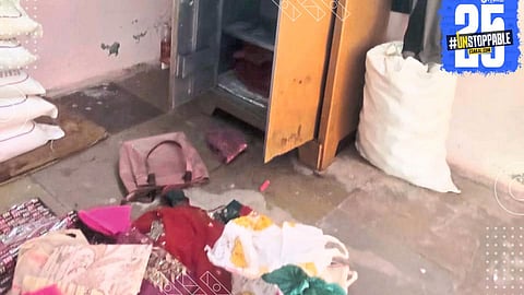 Scene of the crime: Locked house in Ghanand broken into; 28 tola gold and ₹2.5 lakh cash stolen.