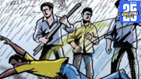 Ongoing tension in village as police register FIRs against 34 people involved in land dispute fight.