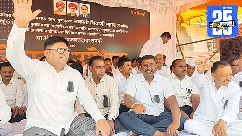 Former Minister Prajakt Tanpure addresses media, warning of unrest if accused are not arrested promptly.