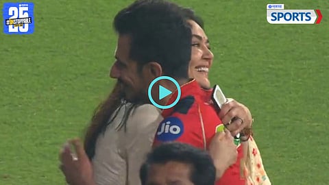 Preity Zinta hugs Yuzvendra Chahal