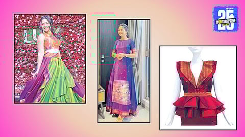 Turn Mom’s Saree into Trendy Western Outfits