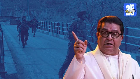 Raj Thackeray addressing after the Pahalgam terror attack, demanding strict security measures and justice for the victims.