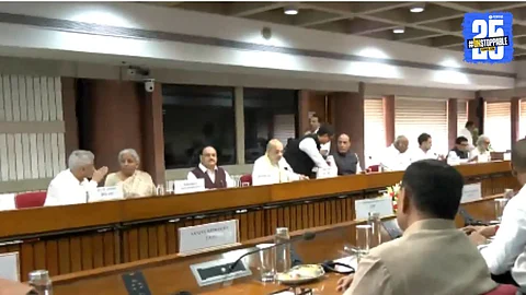 PM Narendra Modi addressing opposition leaders, discussing Operation Sindoor and appealing for national solidarity on critical security issues.