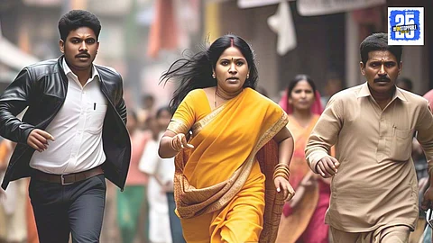 Married woman eloped with two youth