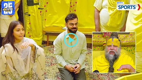 Virat Kohli - Anushka Sharma Vrindavan visit