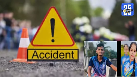 Scene from Hummarmala on the Mumbai-Goa highway, where two strange accidents claimed two lives and injured eleven.
