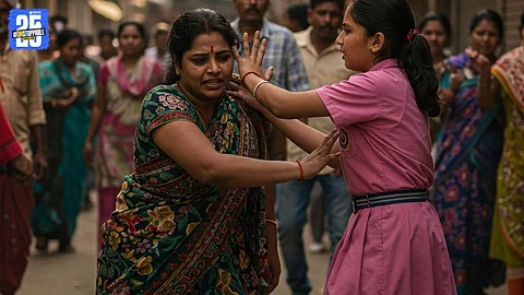 Domestic Violence : भडे लांजात शाळकरी मुलीच्या धाडसाने महिलेचे वाचले प्राण