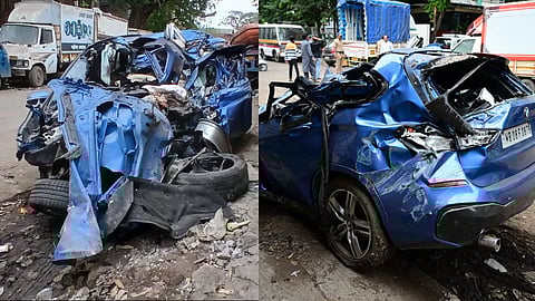 BMW Accident on Atal Setu