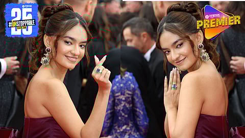 Anushka Sen On Red Carpet Of Cannes 2025