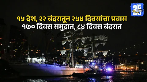 Mexican Navy training ship slams into New York's Brooklyn Bridge