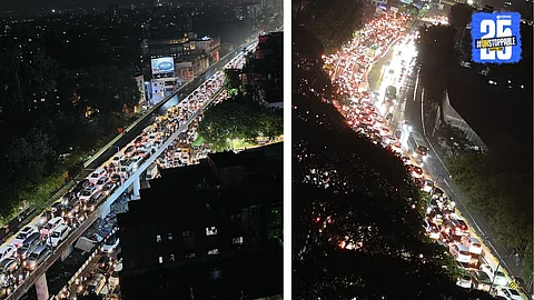 Pune heavy rain: पावसाचं थैमान! माणिक बाग परिसरात वीज पडली, झाडं कोसळली; वाहतूक कोंडीने तारांबळ, स्वारगेट स्थानकात वीज गायब