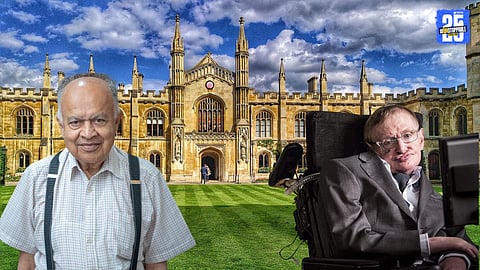 Jayant Naralikar and Stephen Hawkings University of Cambridge