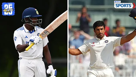 Sai Sudharsan and Karun Nair
