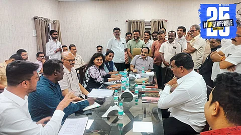 Makrand Patil reviews the Surur-Wai roadwork and insists on preserving every single tree along the route.