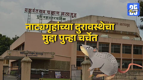 Chaos at Pune's theatre after rat crawls into audience saree