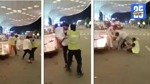 Video Viral: मुंबई विमानतळावर पार्किंगच्या वादातून तुंबळ मारामारी; सुरक्षा रक्षक अन् वाहन चालक भिडले