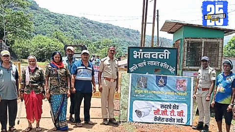 Tourists return to Bhambavli-Vajrai Waterfall; Forest Department ensures safety and discipline.