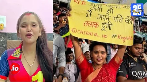IPL 2025 women fan Viral Video