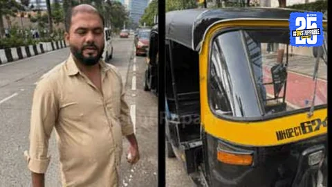 A Mumbai auto driver offering bag storage services near the US Embassy social media claims of 9 lakh monthly income reveal a different truth.