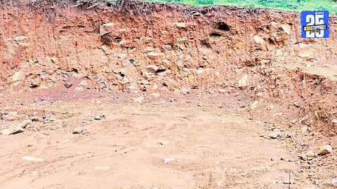Excavation endangers Panhala Fort: Historic structures at risk due to possible landslides.