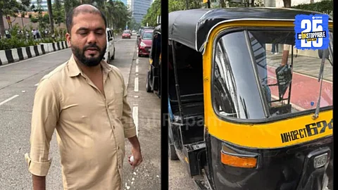 The Mumbai auto driver who went viral for offering locker services outside the US Consulate in BKC, earning up to ₹8 lakh per month, before police shut it down citing security concerns
