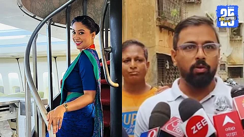 Roshni Sonaghare seen with her uncle just hours before boarding the ill-fated Ahmedabad flight, returning from a family visit and pilgrimage.