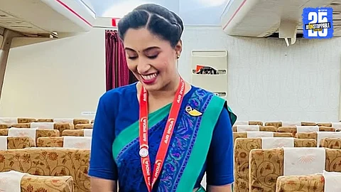 The wreckage of the Ahmedabad-bound aircraft where Roshni Songhare, a resident of Dombivli, tragically lost her life—15 years after another Dombivli woman, Tejal Kamulkar, died in the Mangaluru air crash.