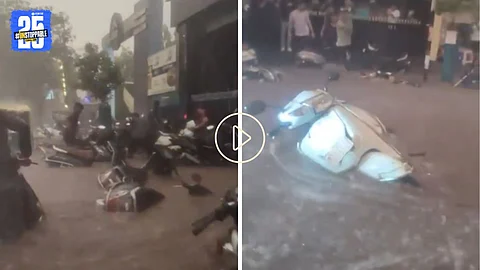 Rajkot Rain Viral Video