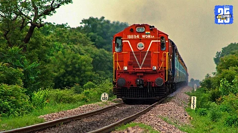 The railway track where the woman ended her life; the following day, her husband reportedly took an extreme step, highlighting the tragic emotional collapse of a couple.