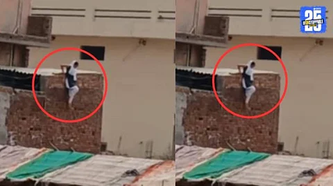 Viral Video : हॉटेलमध्ये प्रियकरासोबत रोमांस करत होती पत्नी, पती पोलिसांसोबत पोहोचला अन्... व्हिडिओ व्हायरल
