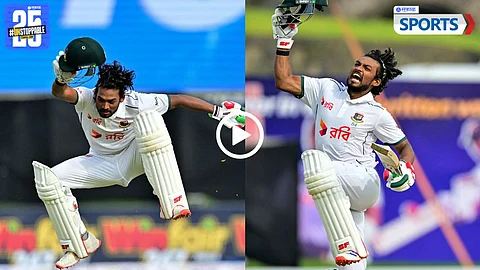 Najmul Hossain Shanto Century Celebration | Sri Lanka vs Bangladesh