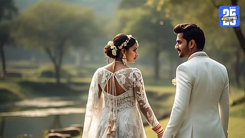 The bride and her lover were caught by police after eloping just ten days post-marriage, as the enraged husband confronted them publicly in front of villagers.
