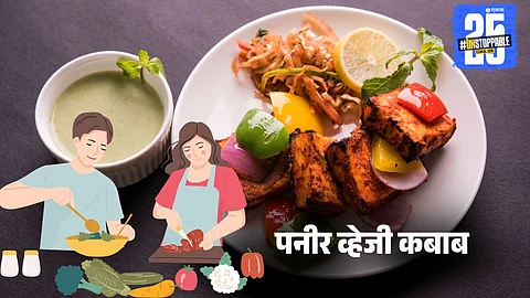 How to make quick paneer veg kebab for breakfast