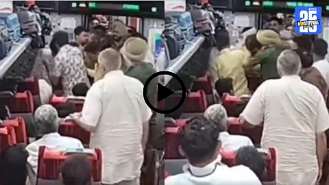 Supporters of a BJP MLA thrash a passenger inside Vande Bharat Express after the MLA was allegedly denied a seat — viral video captures the shocking incident.