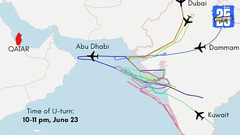 Indian Flight: भारतीय विमानांना हवेतच घ्यावा लागला यू-टर्न; कतारमधली परिस्थिती बिघडली