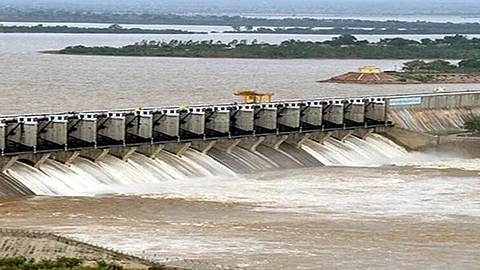 Almatti Dam Water