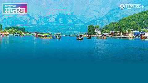 Glacier melting in Kashmir