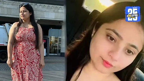 Simran, a 24-year-old Indian woman, seen alone on CCTV at Lindenwold Station in New Jersey before she mysteriously disappeared after arriving for an arranged marriage