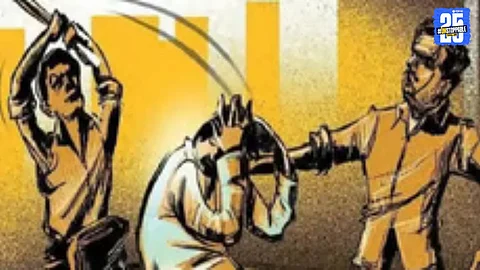 From feast to fiasco — Drunken men beaten by wedding guests in Rahuri; six injured, taken by ambulance.