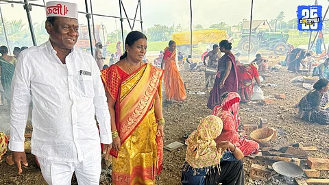 Bharat Raminwar and family selflessly serve food to Warkaris during Mauli Wari — continuing a 10-year-long tradition of annadan.