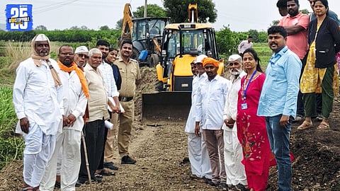 Tahsildar’s Efforts Pay Off; Farmers Celebrate Reopening of Road