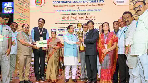 Krishna Sugar Mill Honored at National Level; Dr. Bhosale Receives Award in Delhi