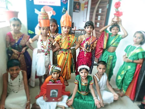 वाळेणला भक्तीमय वातावरणातून दिंडी परिक्रमा
