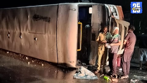 Accident on Return from Vitthal Temple: 15 Devotees Injured in Bus Mishap