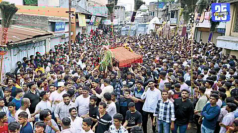 Massive Participation in Moharram Procession; Ends at Delhi Gate After Nine Hours