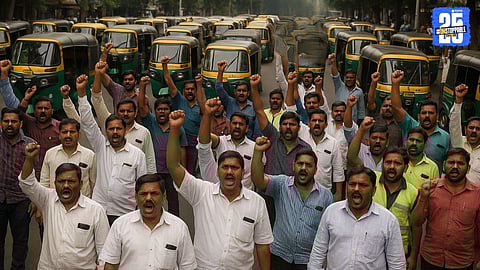 Rickshaw Protest