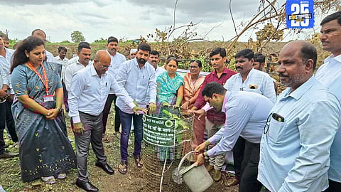 ZP CEO inaugurates the 'Ek Ped Maa Ke Naam' campaign in Wagholi, aiming for 10,000 tree plantations as part of an eco-friendly development mission.
