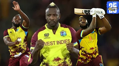 West Indies star all-rounder Andre Russell