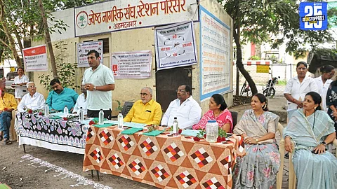Health teams destroy mosquito-breeding sources during large-scale dengue survey covering 7,000 homes."