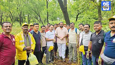"Mangalwedha youth trek 47 KM from Panhala to Pawankhind, reviving the valorous tale of Chhatrapati Shivaji Maharaj."